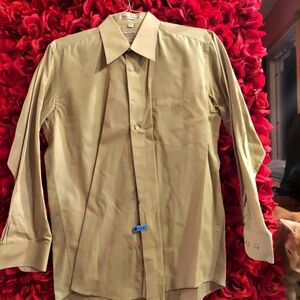 Armando Men's Medium 15 1/2 32-33 Celadon/Peridot Color Dress Shirt